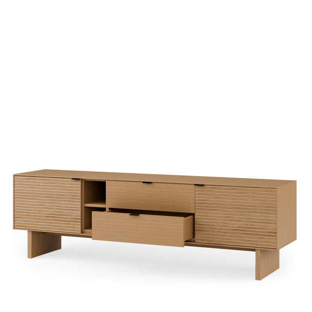 Mueble TV Ptas Tulsa Roble | detalle de materiales | Somcasa Vlc | 00MB382407 | imagen 7