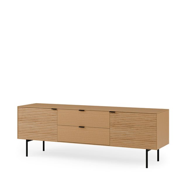 Mueble TV Ptas Tulsa Roble 160 cm | imagen de ambiente | Somcasa Vlc | 00MB362207 | imagen 6