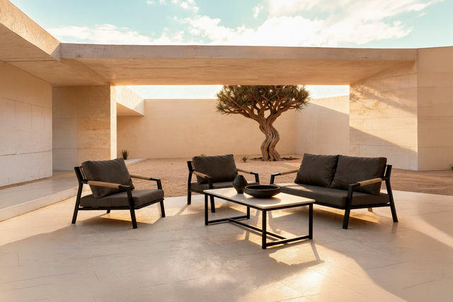 Set Muscat Sofá, Sillones y Mesa de centro Negro de Somcasa Vlc - imagen 10