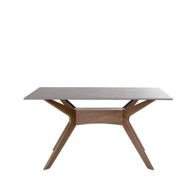 Mesa Eloise 140 cm Fija Atenea/Nogal de Somcasa Vlc