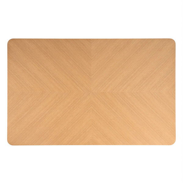 Mesa de Comedor Helga Fija Roble y MDF | vista lateral | Somcasa Vlc | 00MS201233 | imagen 4