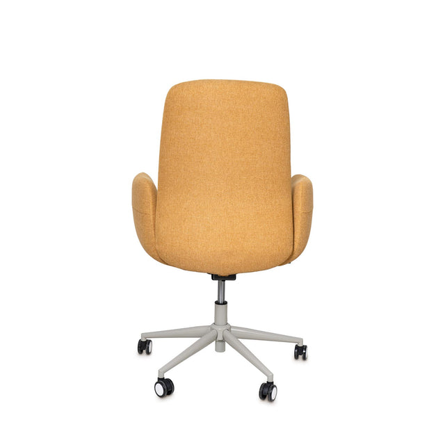 Silla Oficina British Amarillo | vista lateral | Somcasa Vlc | 00OF101927 | imagen 4