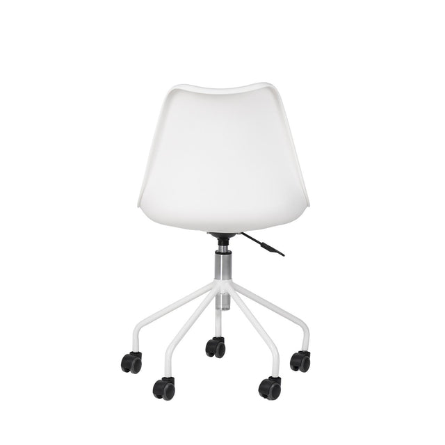 Silla Oficina Yale Blanco | vista lateral | Somcasa Vlc | 00OF100402 | imagen 4