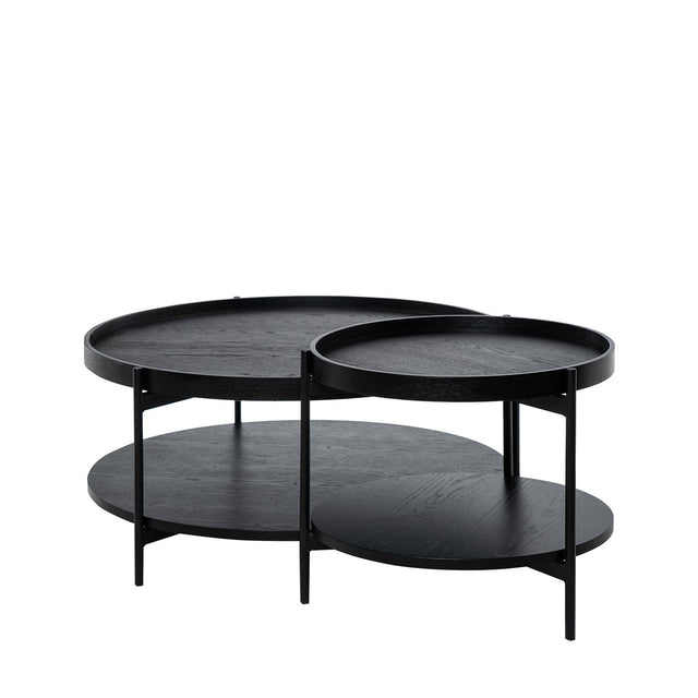 Mesa de centro Adrian Negro 50 × 50 cm de Somcasa Vlc - imagen 2