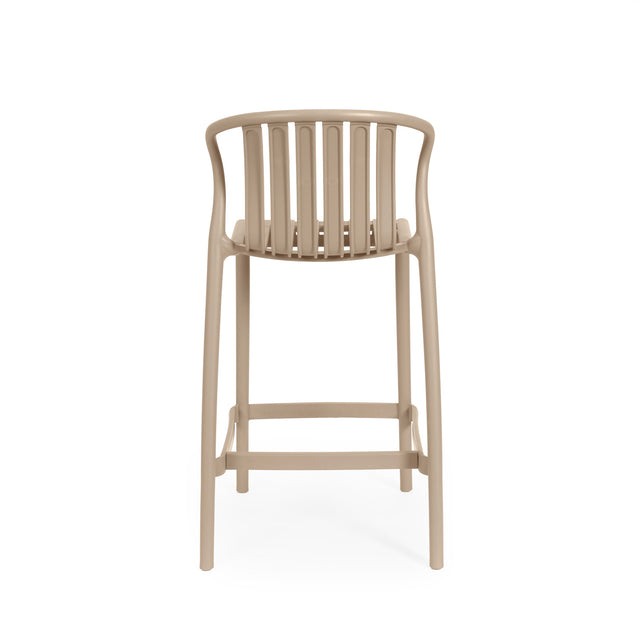 Taburete Bajo Bastian Beige | vista lateral | Somcasa Vlc | 00SL124825 | imagen 4