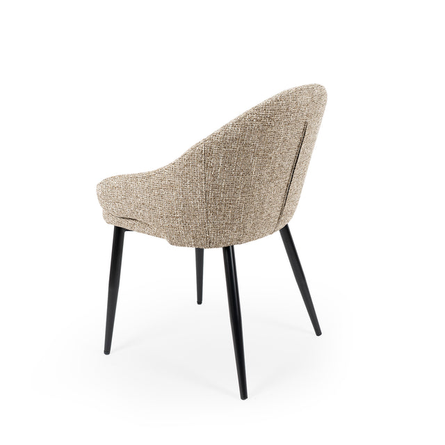 Silla Mira Taupe con Patas negras | vista principal | Somcasa Vlc | 00SL125430