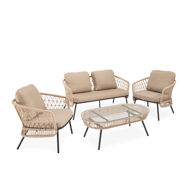 Set Odesa Sofá, Sillones y Mesa de centro Negro de Somcasa Vlc - imagen 8