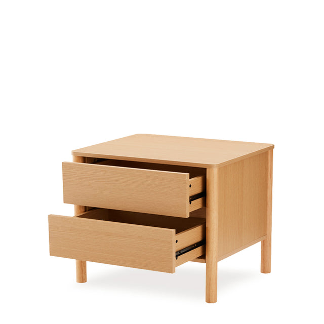 Mesita Treviso 60 cm con 2 Cajones de Somcasa Vlc