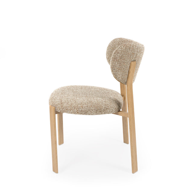 Silla Rumi Taupe Roble con Patas de madera | vista secundaria | Somcasa Vlc | 00SL125630 | imagen 2