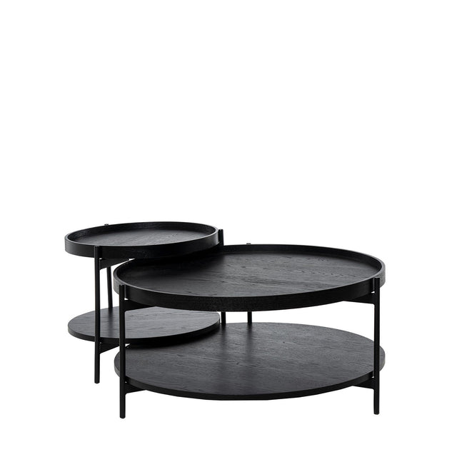 Mesa de centro Adrian Negro 50 × 50 cm de Somcasa Vlc - imagen 3