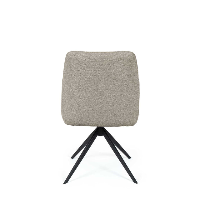 Silla Akira Taupe con Patas negras | vista lateral | Somcasa Vlc | 00SL126730 | imagen 4