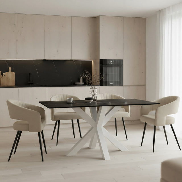 Mesa de Comedor Joyce Sahara Metal | vista principal | Somcasa Vlc | 00MS214668