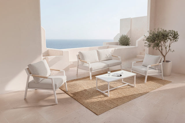 Set Muscat Sofá, Sillones y Mesa de centro Blanco de Somcasa Vlc - imagen 10
