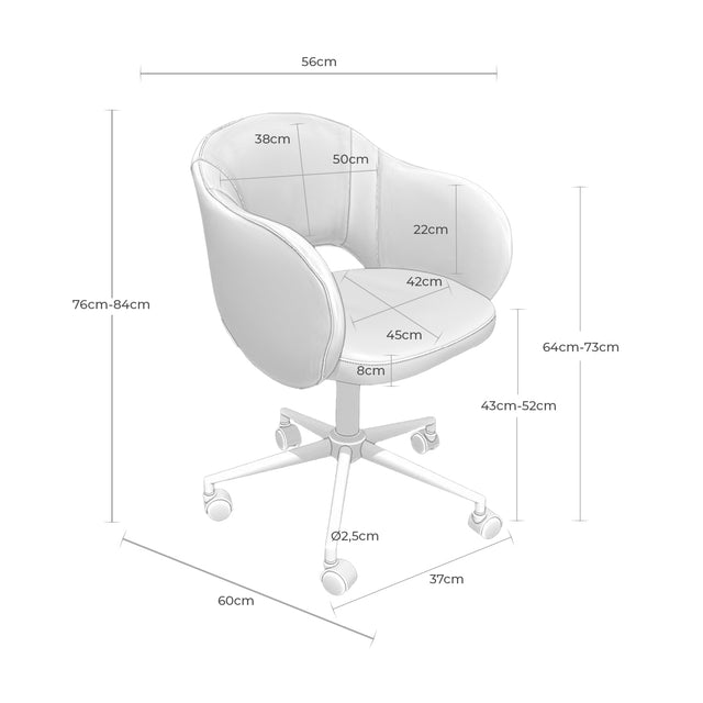 Silla Oficina Tallin Gris | imagen de ambiente | Somcasa Vlc | 00OF101822 | imagen 6