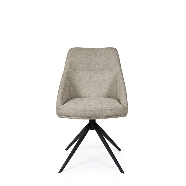 Silla Akira Taupe con Patas negras | detalle de diseño | Somcasa Vlc | 00SL126730 | imagen 3