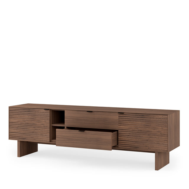 Mueble TV Ptas Tulsa Nogal | detalle de acabado | Somcasa Vlc | 00MB382433 | imagen 5