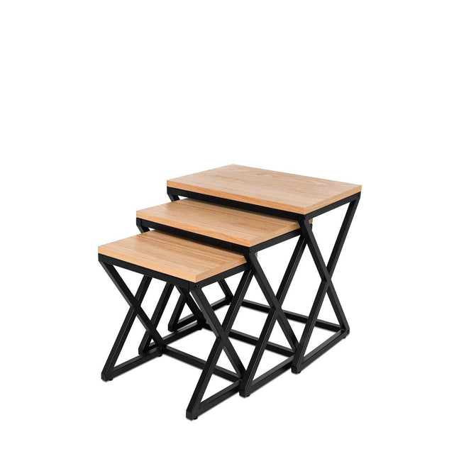 Mesa de centro Ciro Roble/Negro 34 cm de Somcasa Vlc - imagen 6