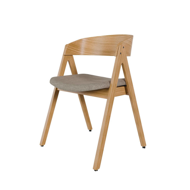 Silla Rina Gris claro con Patas de madera | composición decorativa | Somcasa Vlc | 00SL102521 | imagen 8