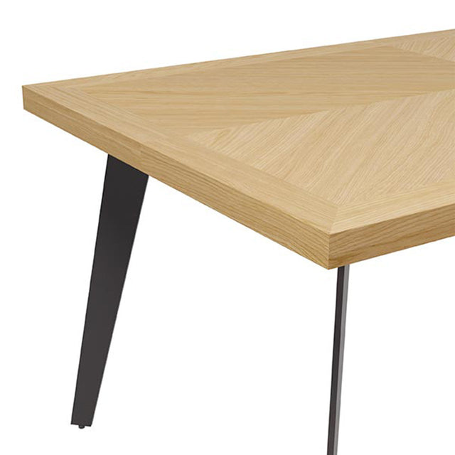 Mesa de Comedor Randy Fija Roble y Metal | detalle de diseño | Somcasa Vlc | 00MS215614 | imagen 3