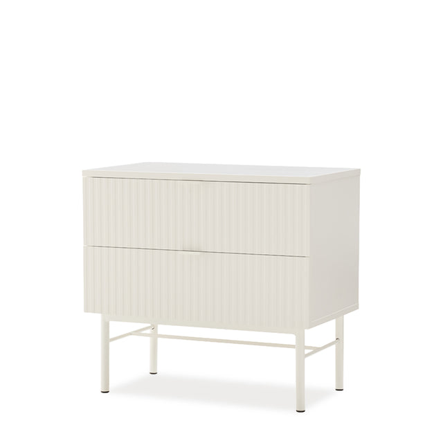 Mesita Oslo Perla 59 cm con 2 Cajones de Somcasa Vlc - imagen 8