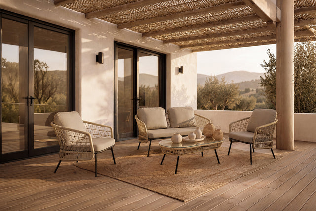 Set Odesa Sofá, Sillones y Mesa de centro Negro de Somcasa Vlc - imagen 10