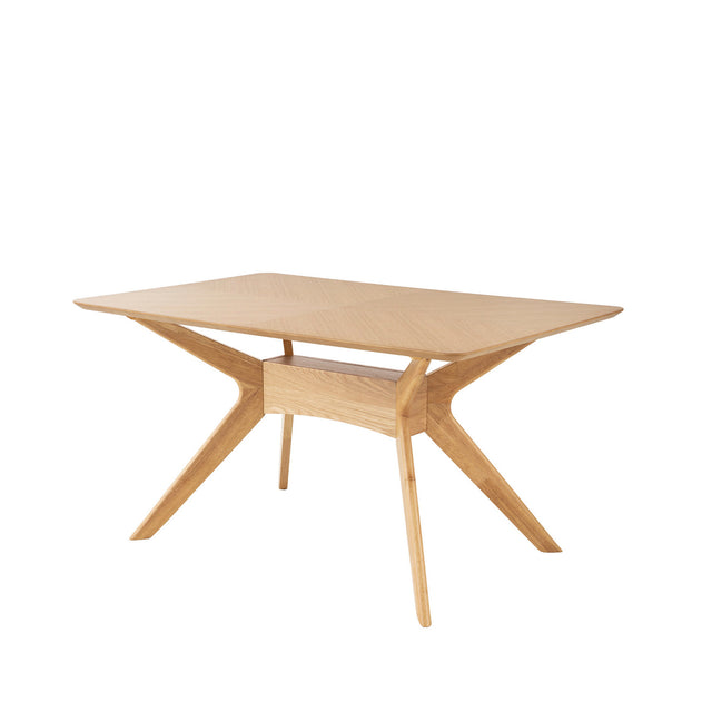 Mesa de Comedor Helga Fija Roble y MDF | composición decorativa | Somcasa Vlc | 00MS201233 | imagen 8