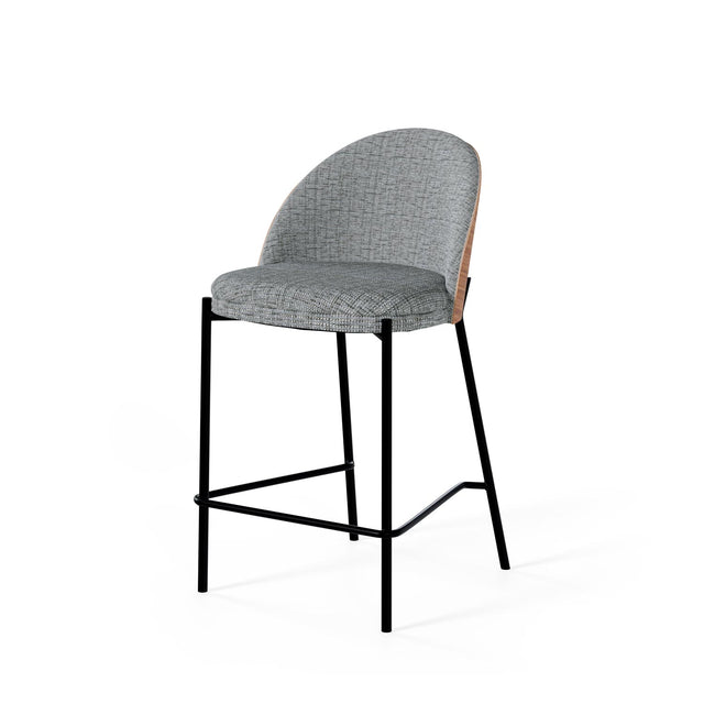 Taburete Bajo Aidan Gris | detalle de materiales | Somcasa Vlc | 00SL119421 | imagen 7