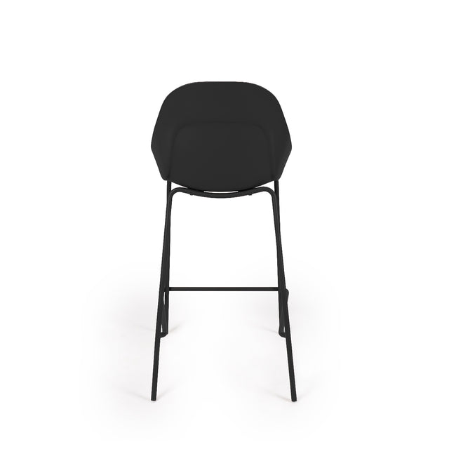 Taburete Bajo Toby Negro | vista lateral | Somcasa Vlc | 00SL125101 | imagen 4