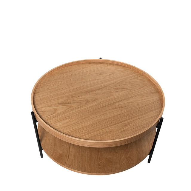 Mesa de centro Dylan Roble 80 × 80 cm de Somcasa Vlc - imagen 2