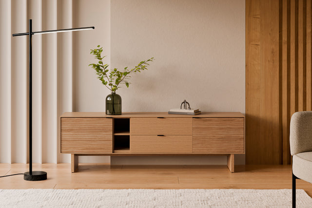 Mueble TV Ptas Tulsa Roble | composición decorativa | Somcasa Vlc | 00MB382407 | imagen 8