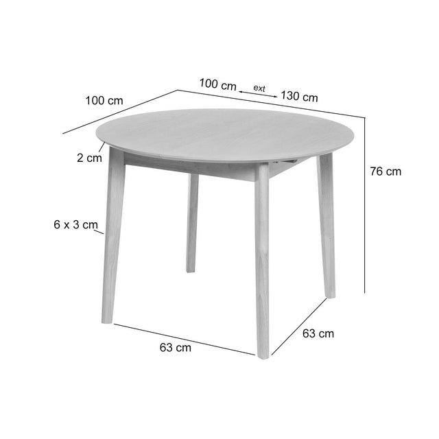 Mesa Liana Red Roble | detalle de materiales | Somcasa Vlc | 00MS209744 | imagen 7