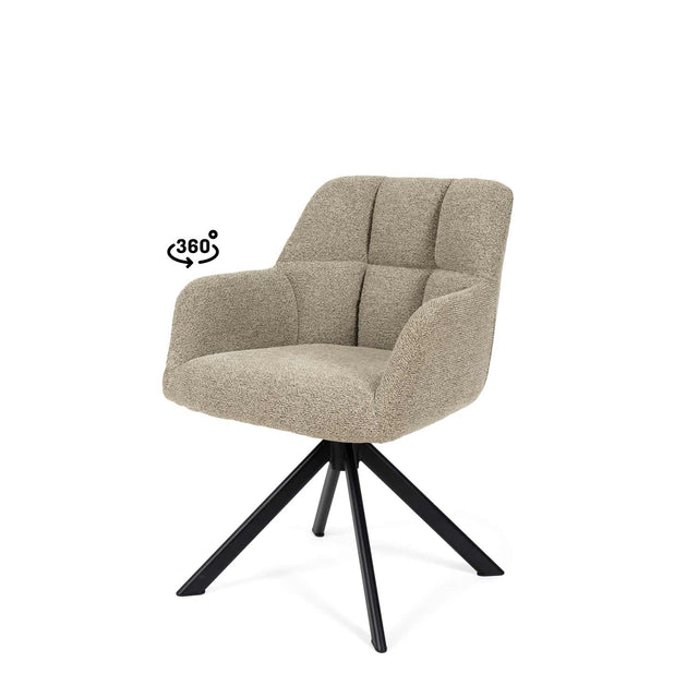 Silla Taimi Taupe con Patas negras | composición decorativa | Somcasa Vlc | 00SL126230 | imagen 8