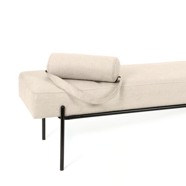 Puff Banqueta Edimburgo Beige | vista lateral | Somcasa Vlc | 00SF303125 | imagen 4