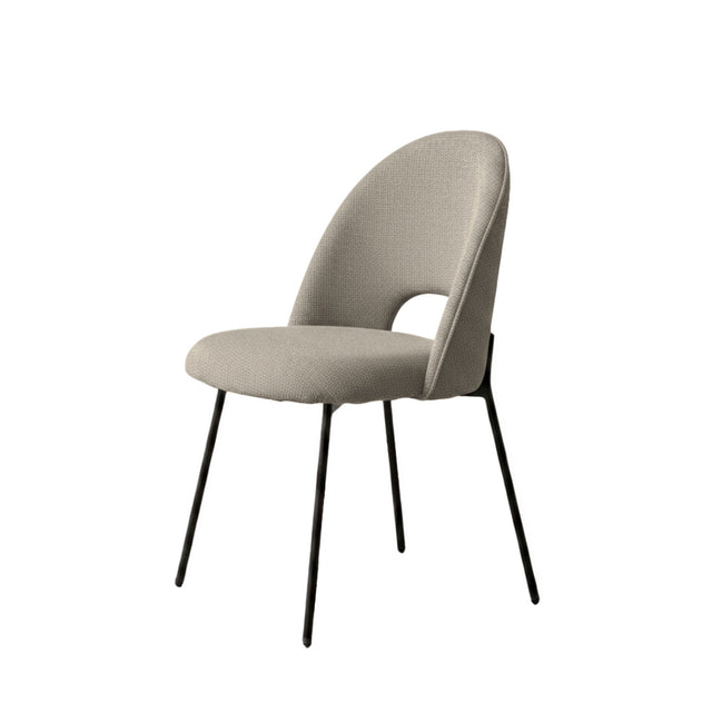 Silla Rika Taupe | vista lateral | Somcasa Vlc | 00SL127730 | imagen 4