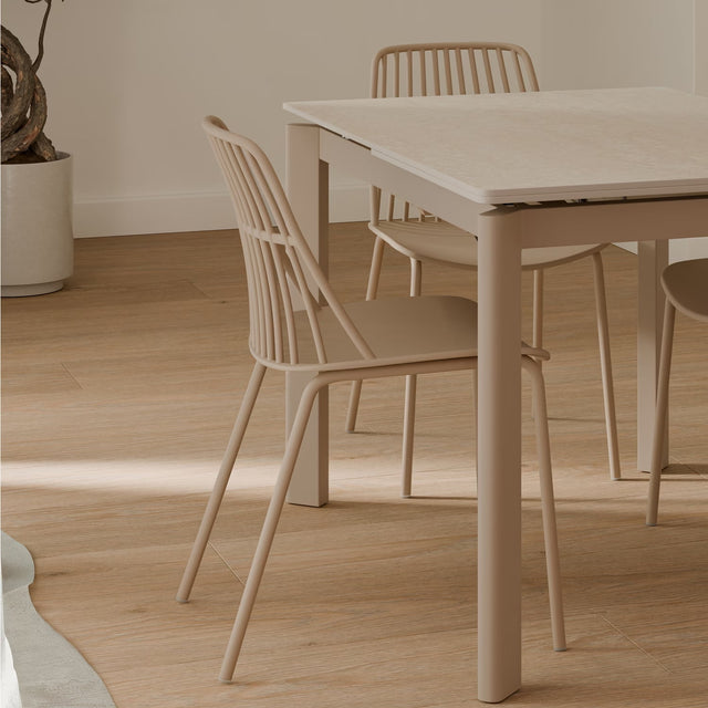 Silla Nerina Beige | vista lateral | Somcasa Vlc | 00SL115425 | imagen 4