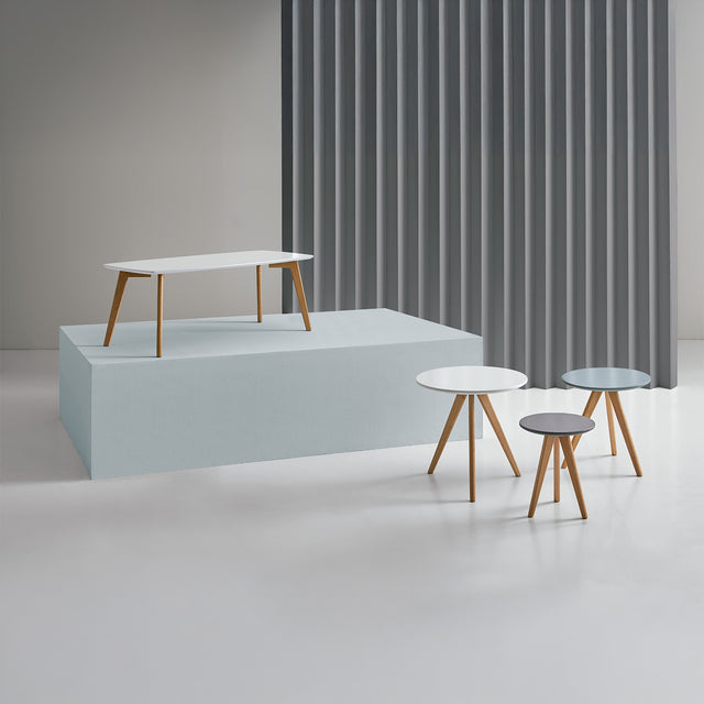 Mesa de centro Marco Blanco/Roble 110 cm de Somcasa Vlc - imagen 3