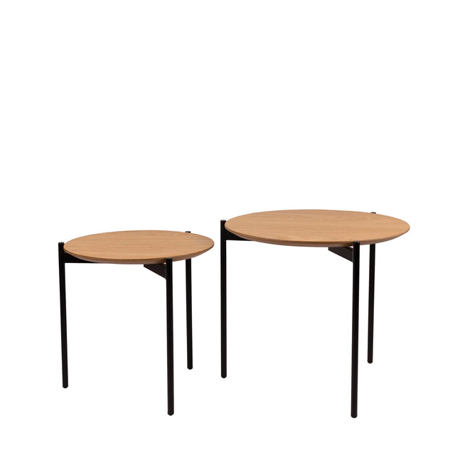 Mesa de centro Norton Roble/Negro 49.5 × 49.5 cm de Somcasa Vlc - imagen 3