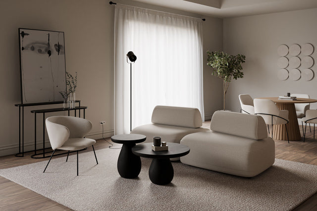 Mesa de centro Hardik 70cm 70 × 70 cm de Somcasa Vlc - imagen 6