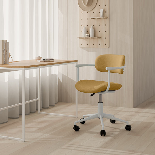Silla Oficina Oxford Amarillo | vista lateral | Somcasa Vlc | 00OF100127 | imagen 4