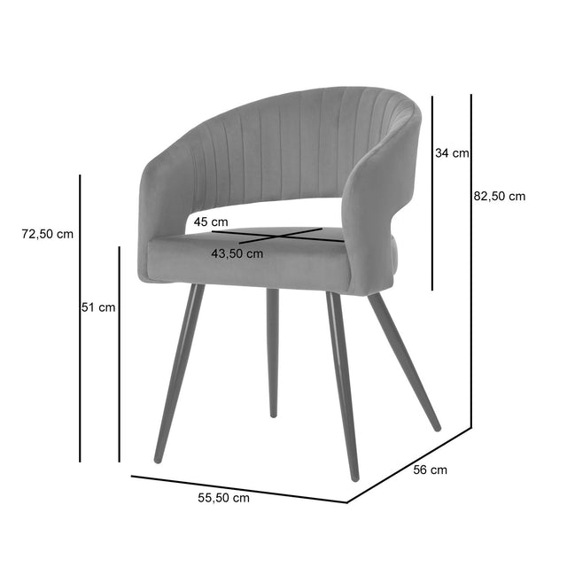 Silla Kora Gris | detalle de materiales | Somcasa Vlc | 00SL112422 | imagen 7