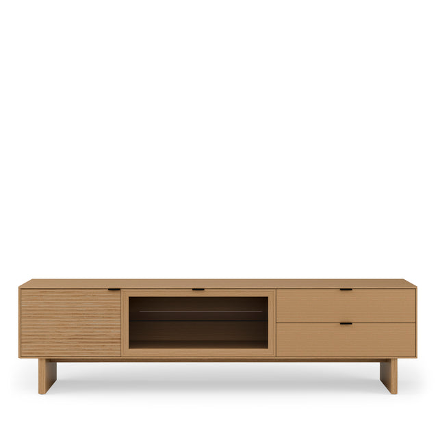 Mueble TV Ptas Cajonestulsa Roble | detalle de diseño | Somcasa Vlc | 00MB382507 | imagen 3