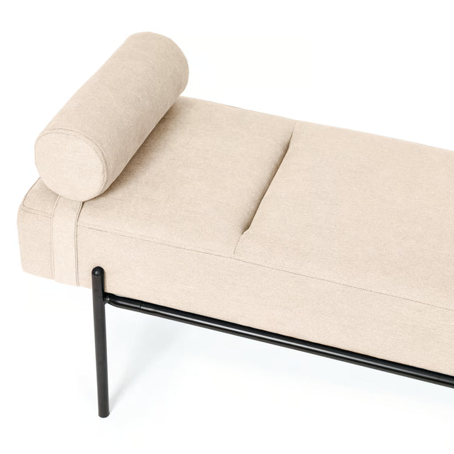 Puff Banqueta Edimburgo Beige | vista secundaria | Somcasa Vlc | 00SF303125 | imagen 2