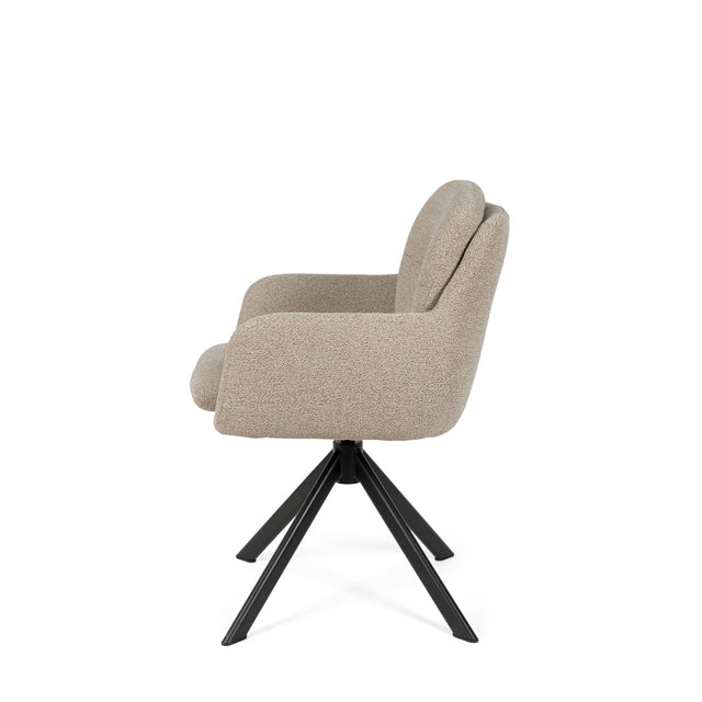 Silla Silvi Taupe con Patas negras | vista secundaria | Somcasa Vlc | 00SL125230 | imagen 2