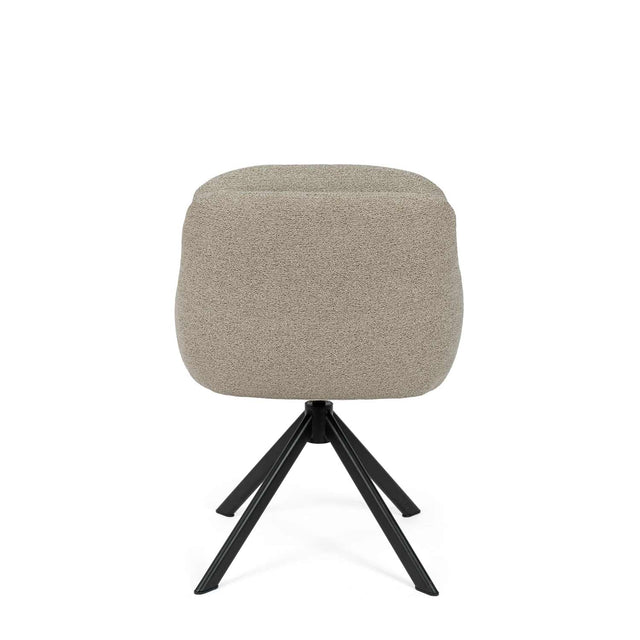 Silla Silvi Taupe con Patas negras | vista lateral | Somcasa Vlc | 00SL125230 | imagen 4