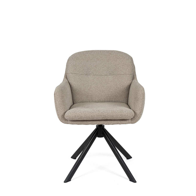 Silla Silvi Taupe con Patas negras | detalle de diseño | Somcasa Vlc | 00SL125230 | imagen 3