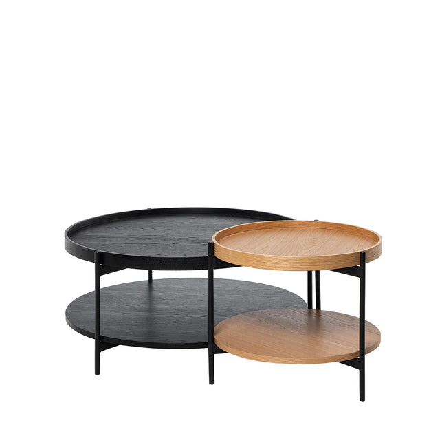 Mesa de centro Adrian Roble 50 × 50 cm de Somcasa Vlc - imagen 5