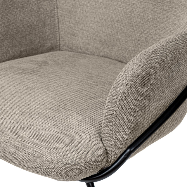 Silla Abigail Taupe con Patas negras | imagen de ambiente | Somcasa Vlc | 00SL118630 | imagen 6