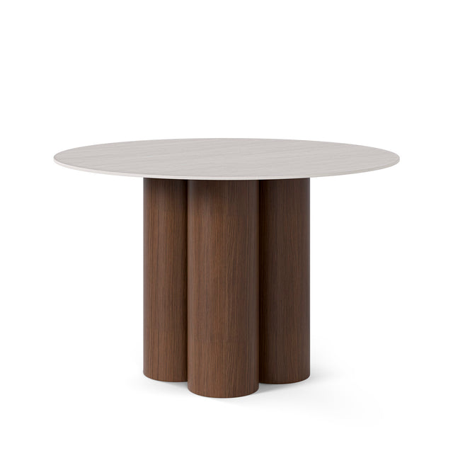 Mesa Tracy 120 cm Fija Travertino/Nogal de Somcasa Vlc - imagen 6