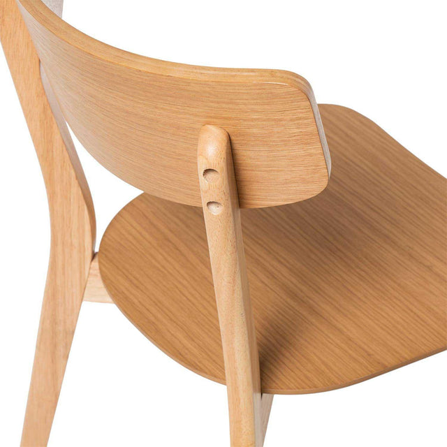 Silla Alaia Roble con Patas de madera | detalle de acabado | Somcasa Vlc | 00SL116607 | imagen 5