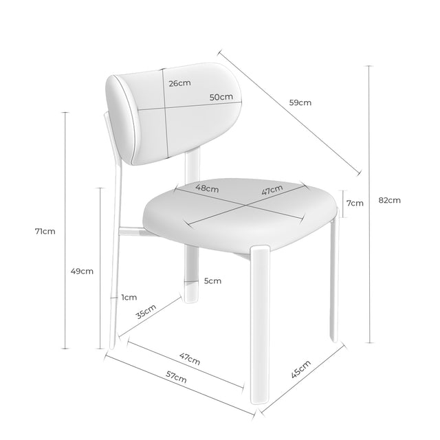 Silla Rumi Taupe Nogal | imagen de ambiente | Somcasa Vlc | 00SL125730 | imagen 6